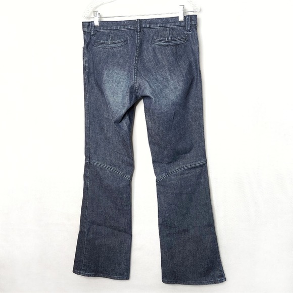 Vintage Gap Y2K 2001 Flare Leg Denim Center Pleat Wide Jeans Size 10 - Picture 6 of 9